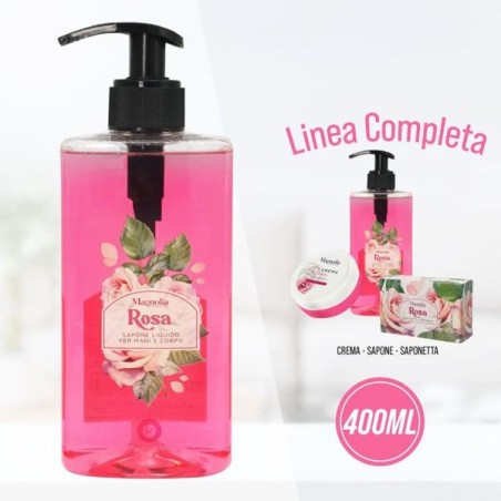 Magnolia sapone liquido. rosa 400ml | Starclean