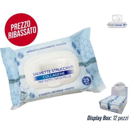 Salviette farma strucc.25 pz collag | Starclean