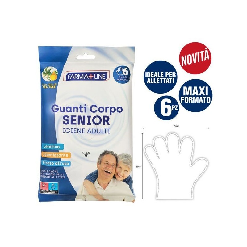 Guanti corpo senior 6pz | Starclean
