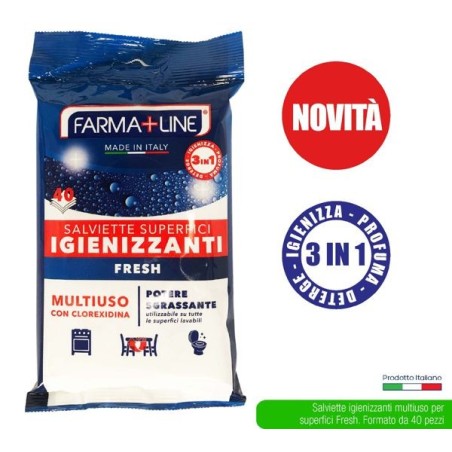 Salviette igieniz. 40 pz superf FRE | Starclean