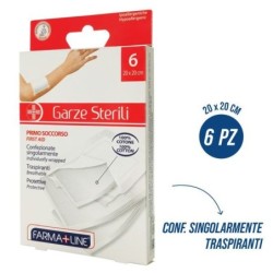 Compresse garza cotone 20x20cm 6pz | Starclean