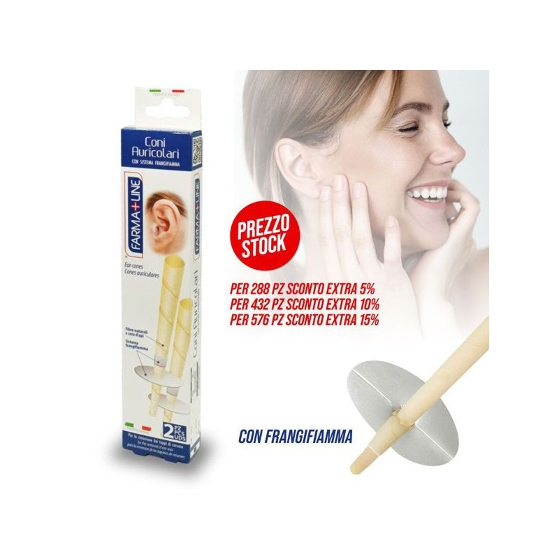 Coni auricolari 2pz Farmaline | Starclean