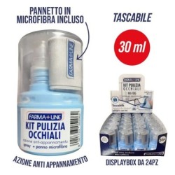 Spray occhiali no-fog 30ml + panno | Starclean