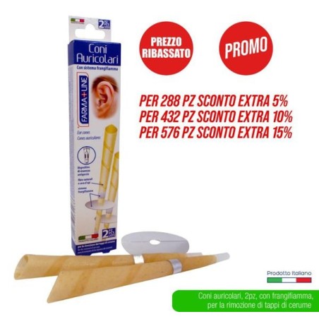 Coni auricolari 2pz Farmaline | Starclean