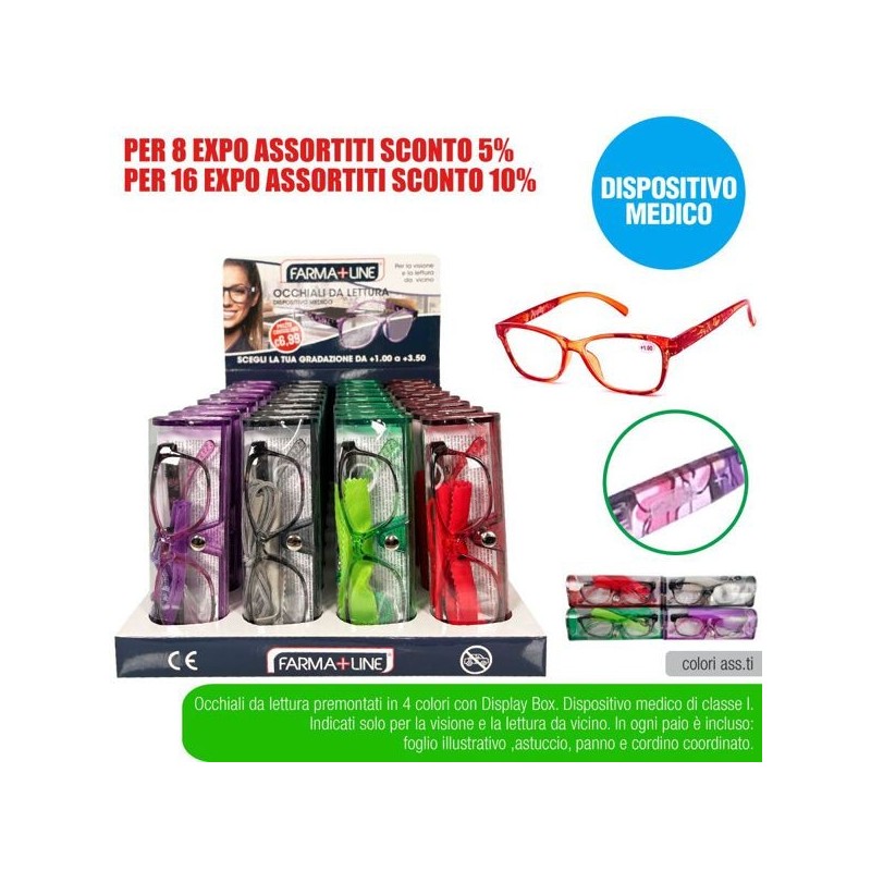 Occhial lettura donna flowers farma | Starclean