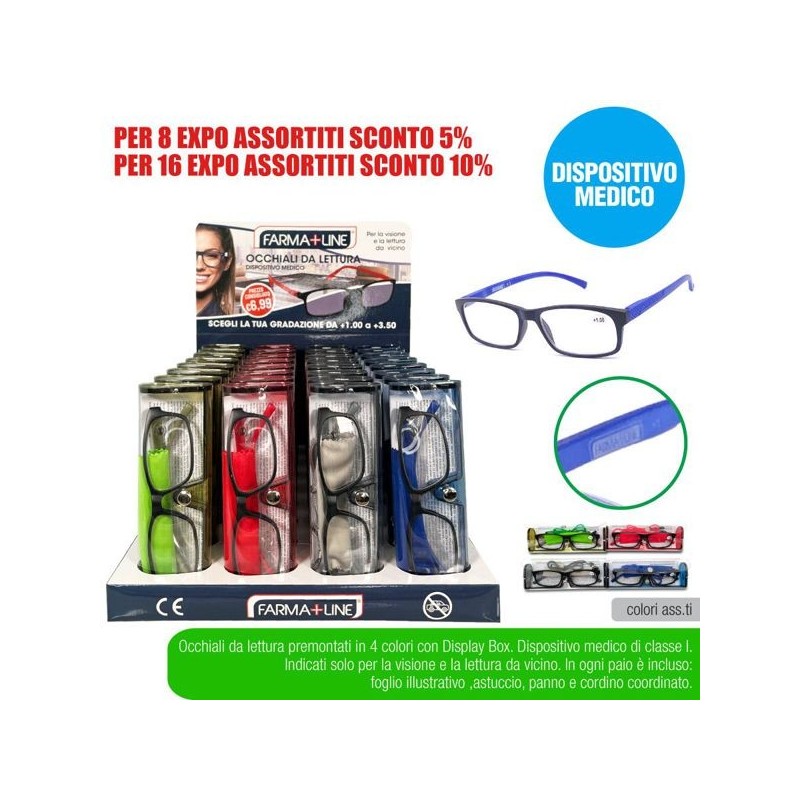 Occhial lettura uomo colors farmali | Starclean