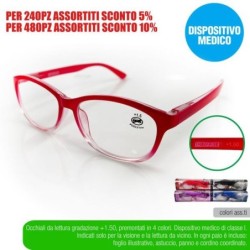 Occhial lettura funny +1,50 farmali | Starclean