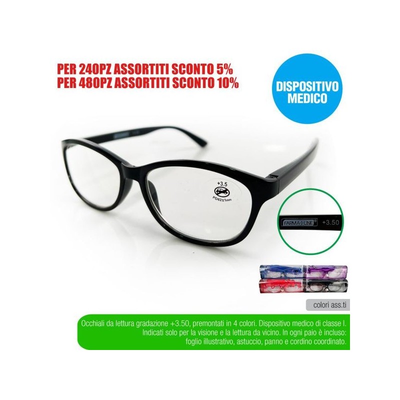 Occhial lettura funny +3,50 farmali | Starclean