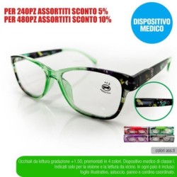 Occhial lettura flowers +1,50 farma | Starclean