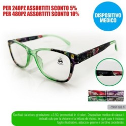 Occhial lettura flowers +2,50 farma | Starclean