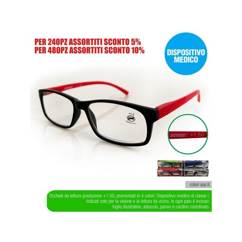 Occhial lettura colors +1,50 farmal | Starclean