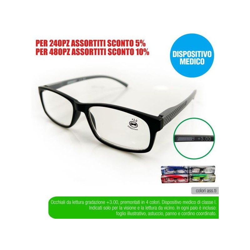 Occhial lettura colors +3,00 farmal | Starclean