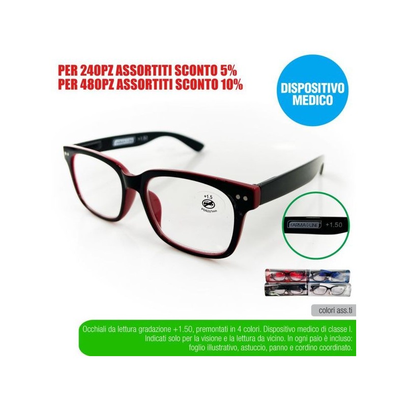 Occhial lettura elegance +1,50 farm | Starclean