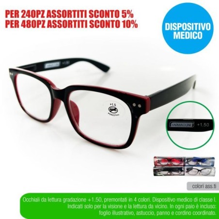 Occhial lettura elegance +1,50 farm | Starclean