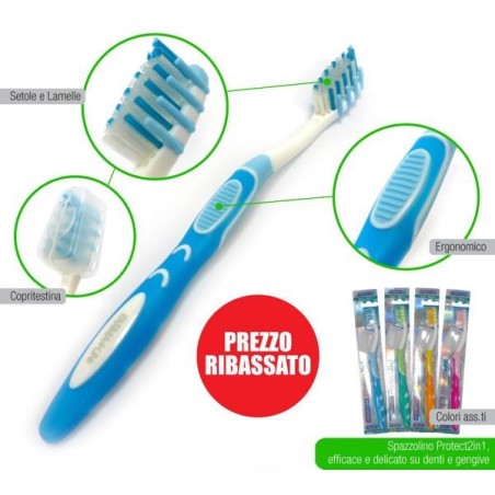 Spazzolino denti 2in1 con capp oralpi | Starclean