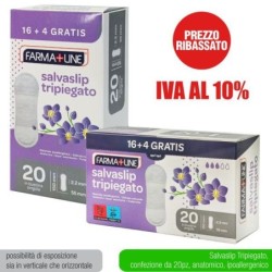 Salvaslip tripiegato 20pz Farmaline | Starclean
