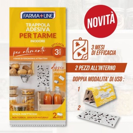 Trappola adesiva X tarme alimenti 2P | Starclean