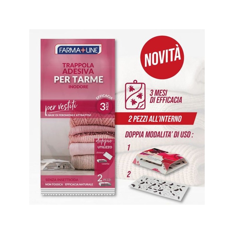 Trappola adesiva X tarme vestiti 2pz | Starclean