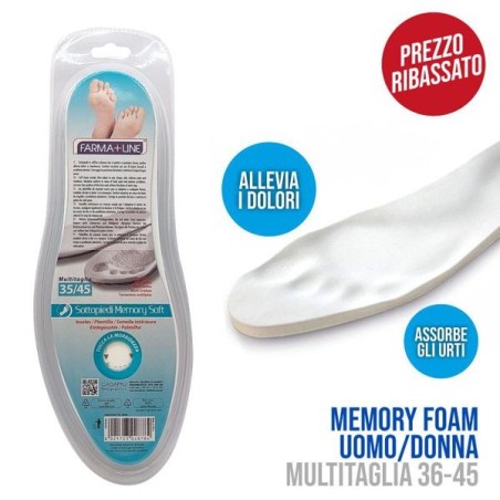 Sottopiedi memory foam feet farmali | Starclean