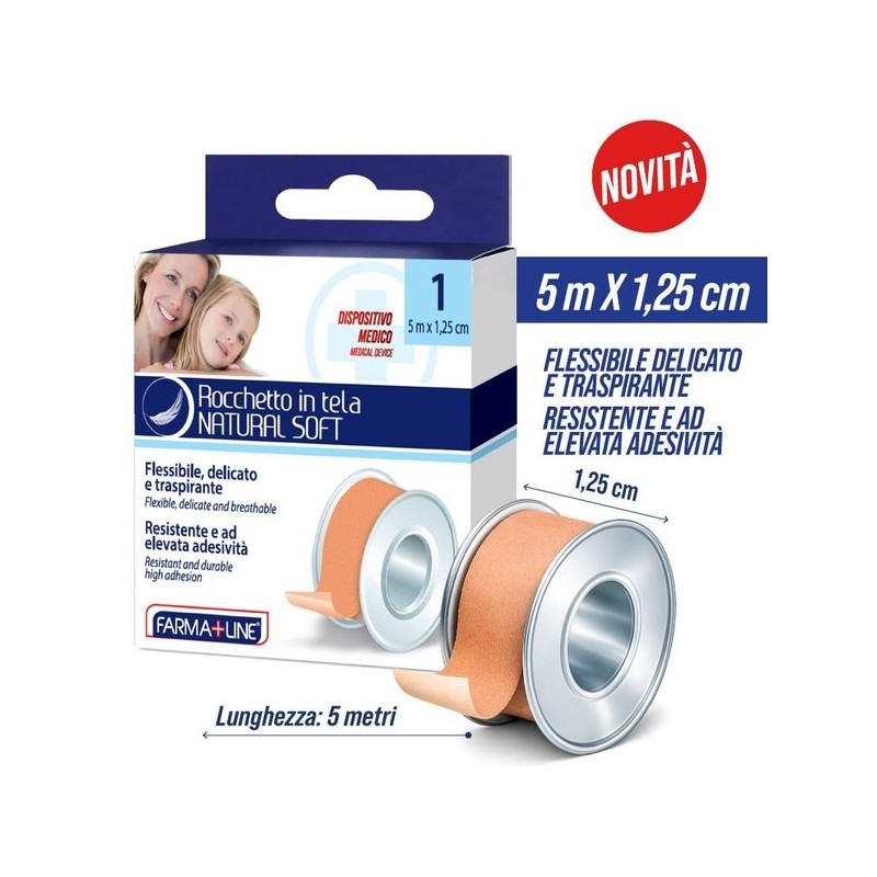 Rocchetto tela 5m x1,25cm Farmaline | Starclean