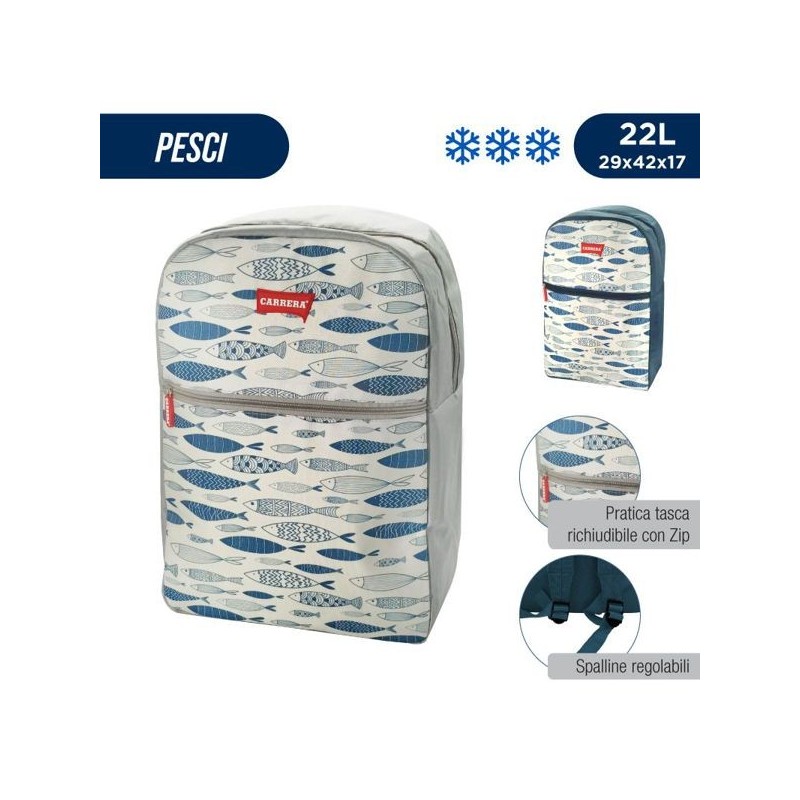 Zainetto termico pesci 22l 29x42x17 | Starclean