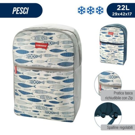Zainetto termico pesci 22l 29x42x17 | Starclean
