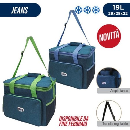 Borsa termica jeans 19l 29x28x22 | Starclean