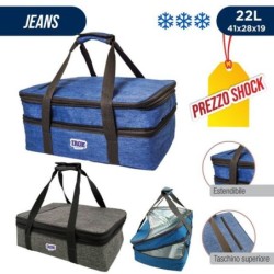 Borsa jeans double 22l 41x28x19 | Starclean