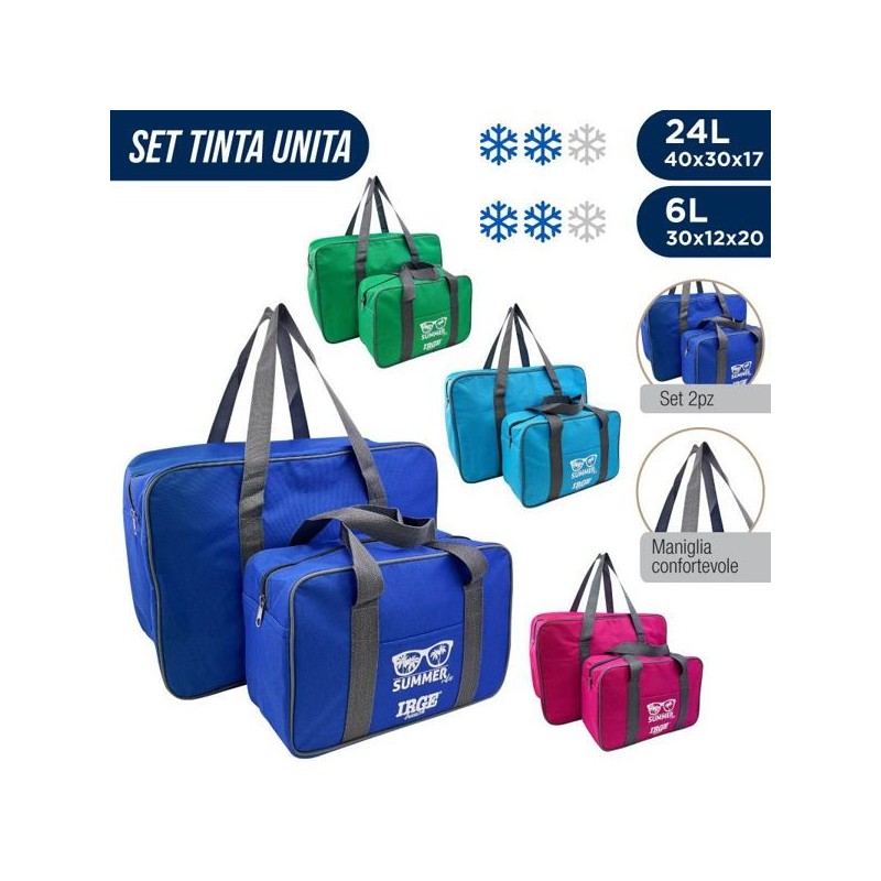 Borse termiche tinta U. 24l+6l | Starclean