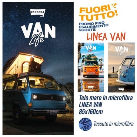 Telo mare microfibr VAN life 85x160 | Starclean
