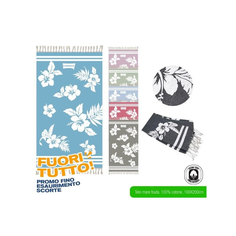 Telo mare fouta ibisco | Starclean