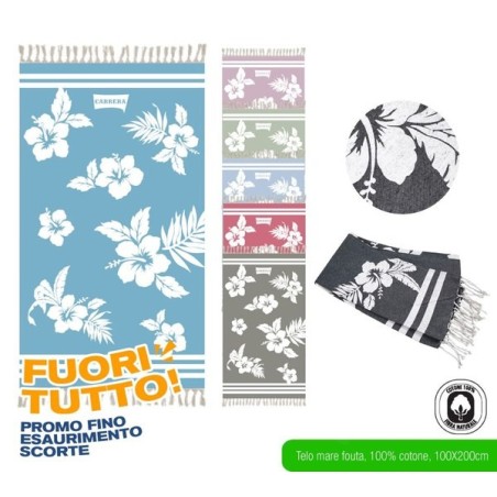 Telo mare fouta ibisco | Starclean