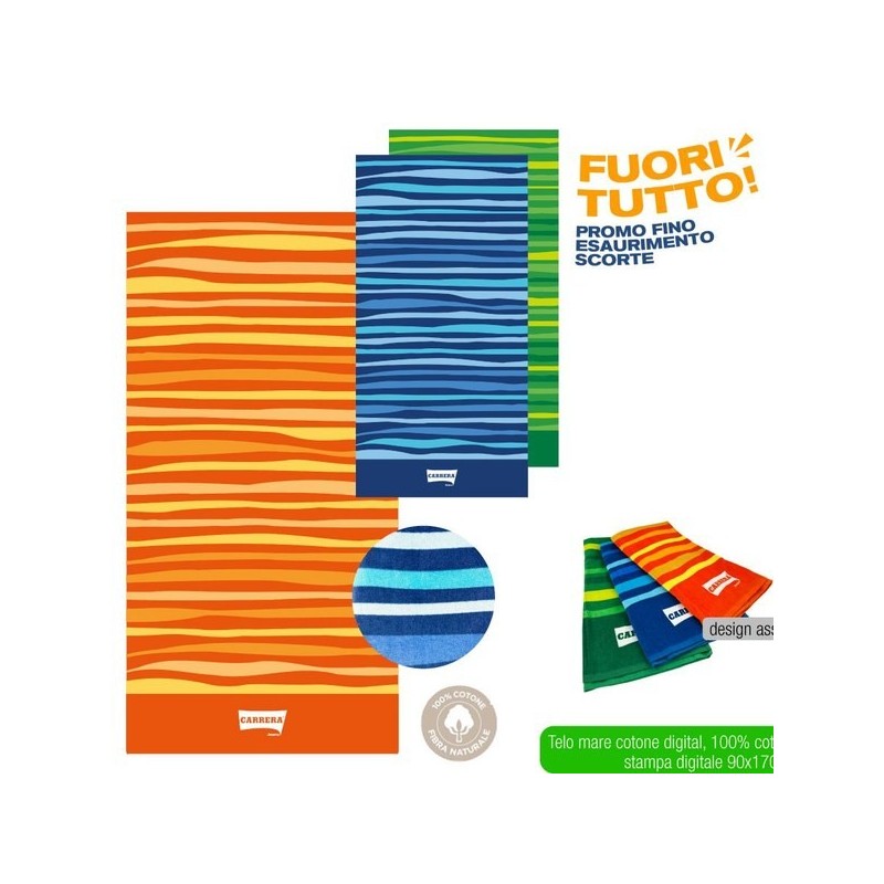 Telo mare cotone colors 85x160 | Starclean