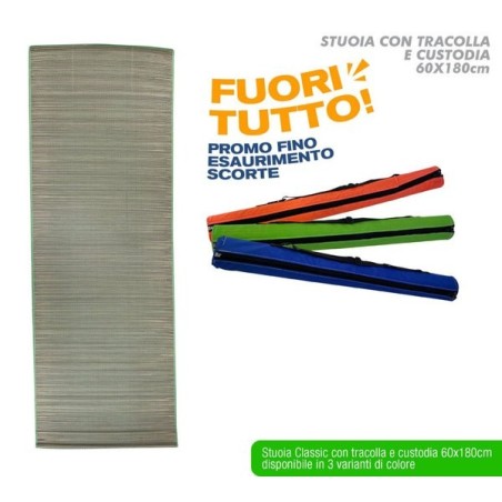 Stuoia mare/tracolla+custodi 60x180 | Starclean
