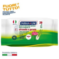 Salviette antizanzare 20pz farmalin | Starclean