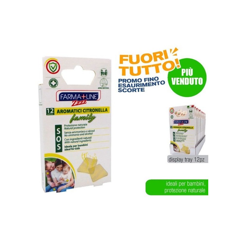 Patch anti-zanzare citronella 12pz | Starclean