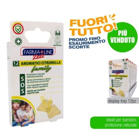 Patch anti-zanzare citronella 12pz | Starclean