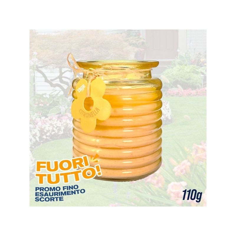 Candela citronella 110gr vetro onda | Starclean