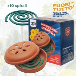 Coccio + spirali citronella 10 pz | Starclean