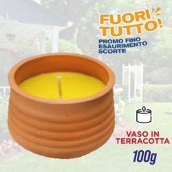 Candela citronella terracotta 100gr | Starclean
