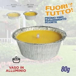 Candela citronella alluminio 80gr | Starclean