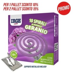 Spirale geranio 13gr 10pz con suppor | Starclean