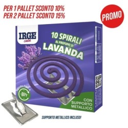 Spirale lavanda 13gr 10pz con suppor | Starclean
