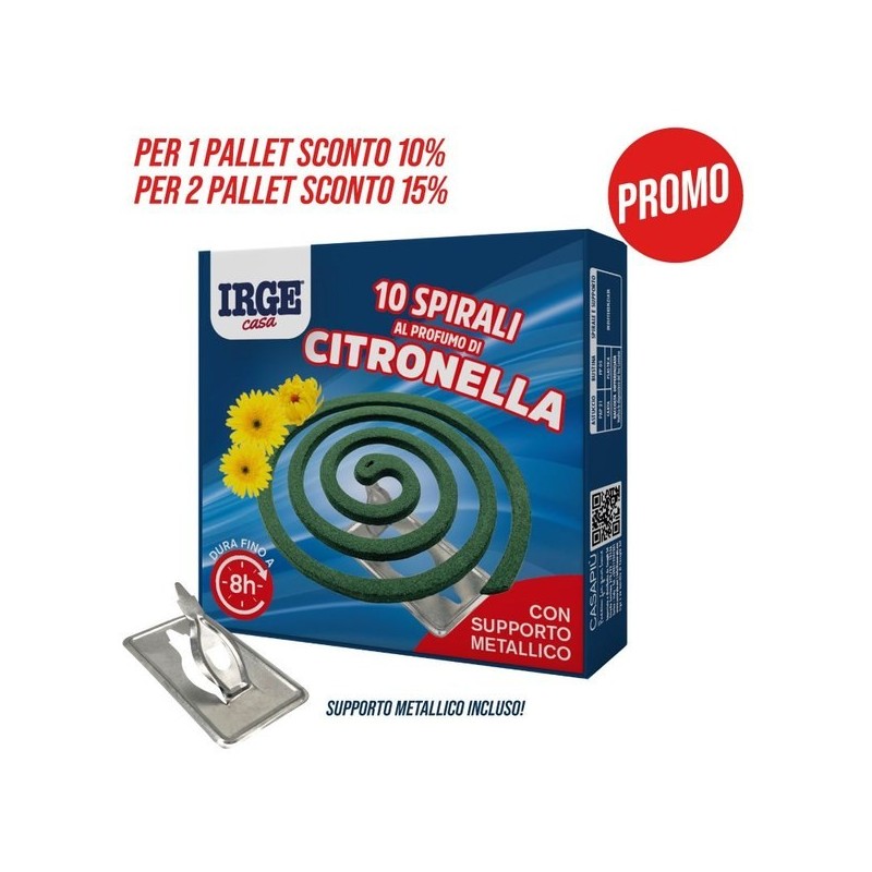 Spirale citronel 13gr 10pz con suppor | Starclean
