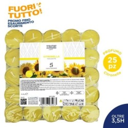 25pz tealight alla citronella | Starclean