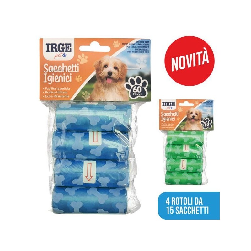 Sacchetti igienici per cani 4 rotoli | Starclean