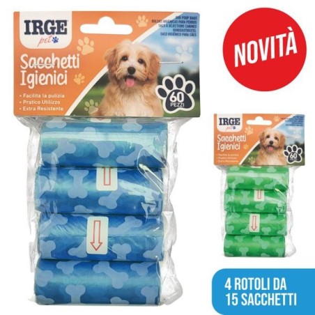 Sacchetti igienici per cani 4 rotoli | Starclean