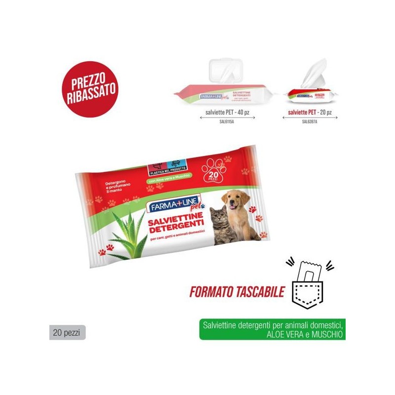 Salviette profumate 20pz PET | Starclean