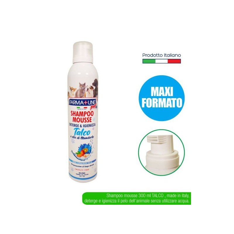 Shampoo mousse 300 ml PET talco | Starclean