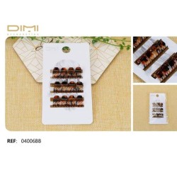 Mollette 12 pz tartaruga mignon 04006bb | Starclean